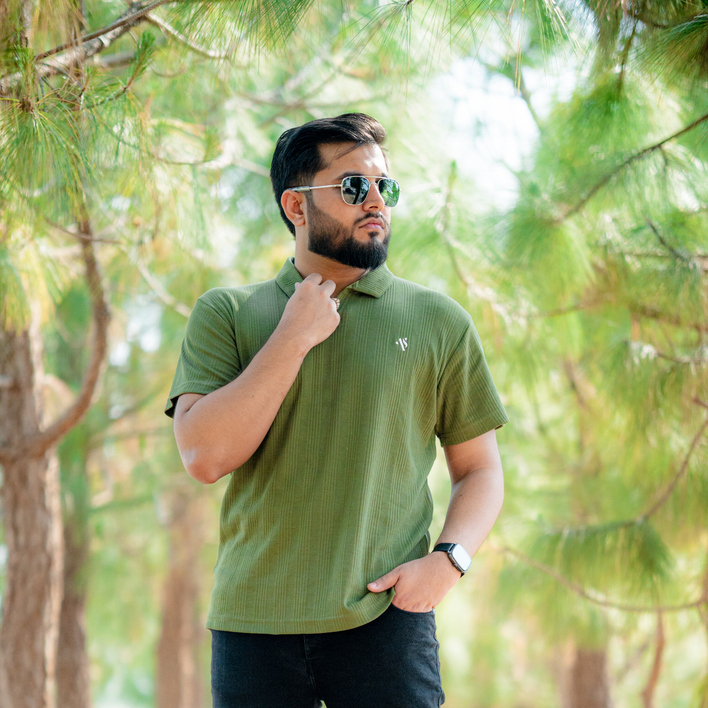 Olive Ridge - Drop Needle Polo